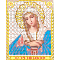Схема иконы под вышивку бисером "Святая Богородица "Умиление"" (Схема или набор)